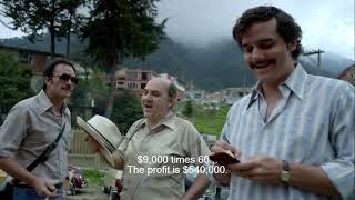 Narcos - Pablo Escobars First Time Exporting Drugs Scene