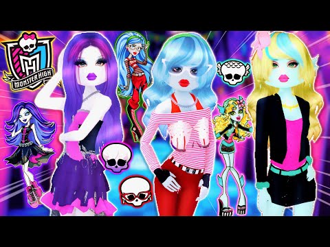 lagoona blue dress to impress Recreating MONSTER HIGH Characters *AGAIN* In IMPRESS! Ghoulia, & More ROBLOX Vintage Black Tie Dress In stock Lagoona Blue doll looks Color:Red/Black
