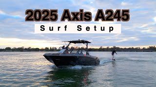 Wakesurf Setup on the A245