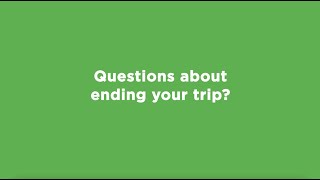 Ending your Zipcar trip