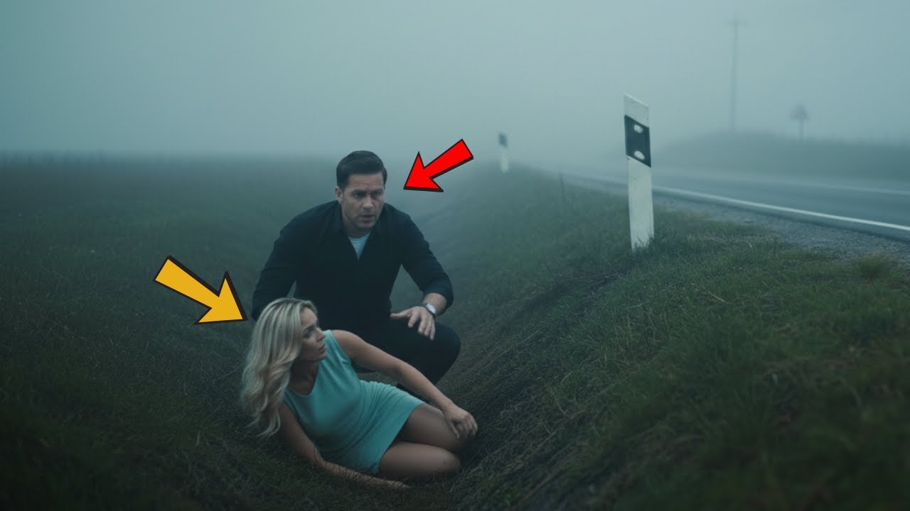 Père pauvre trouve femme battue sur route — choqué d'apprendre qui elle est vraiment