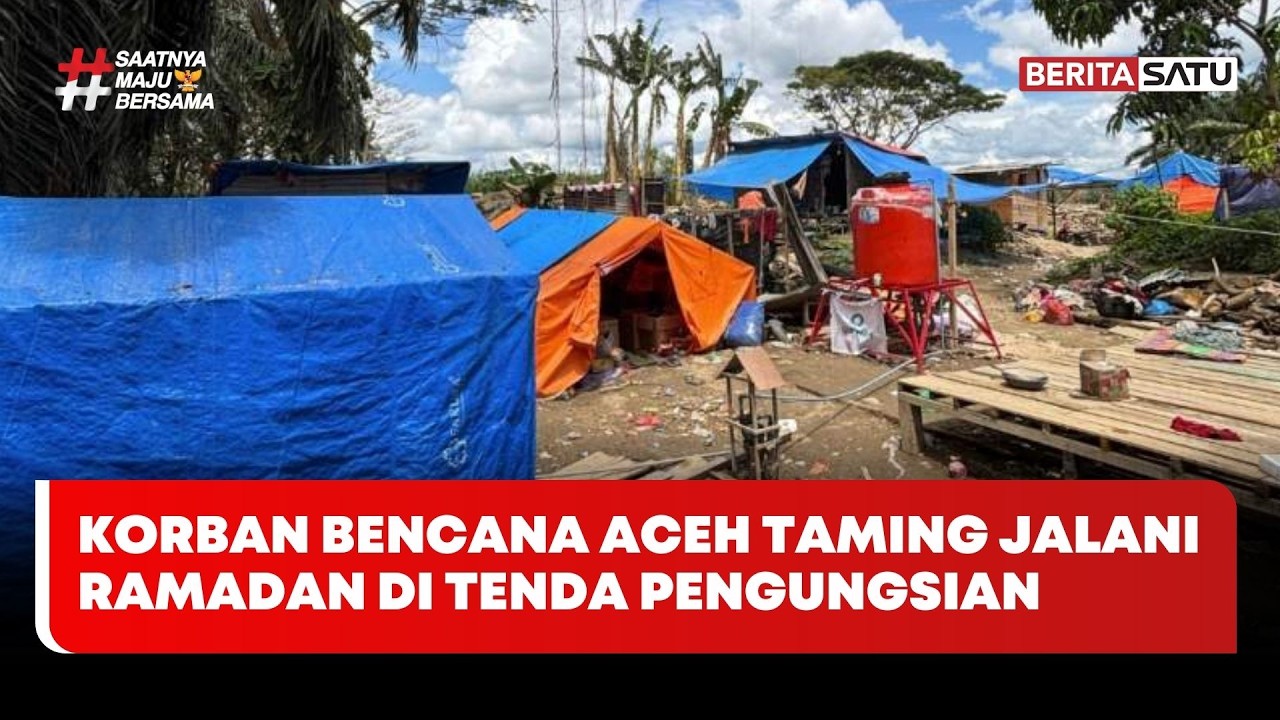 Korban Bencana di Aceh Tamiang Jalani Ramadan di Tenda Pengungsian #Beritasatu