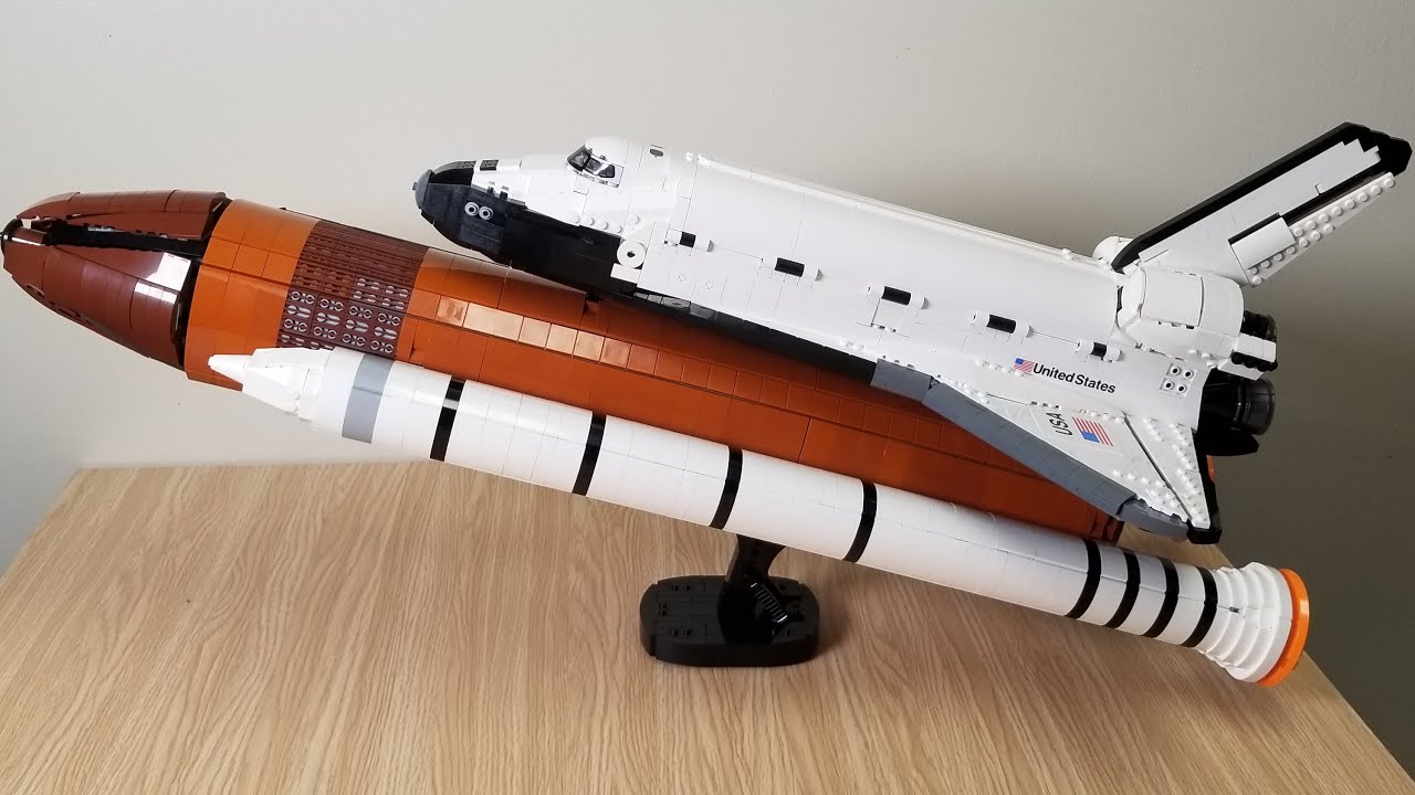 LEGO SPACE SHUTTLE 10283 TANK AND BOOSTER MOC |NG_DESIGN MOC REBRICKABLE.COM - YouTube