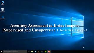 Classified Image Accuracy Assessment in Erdas Imagine Profile