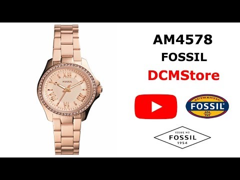 AM4578 Fossil Cecile Small Rose Gold