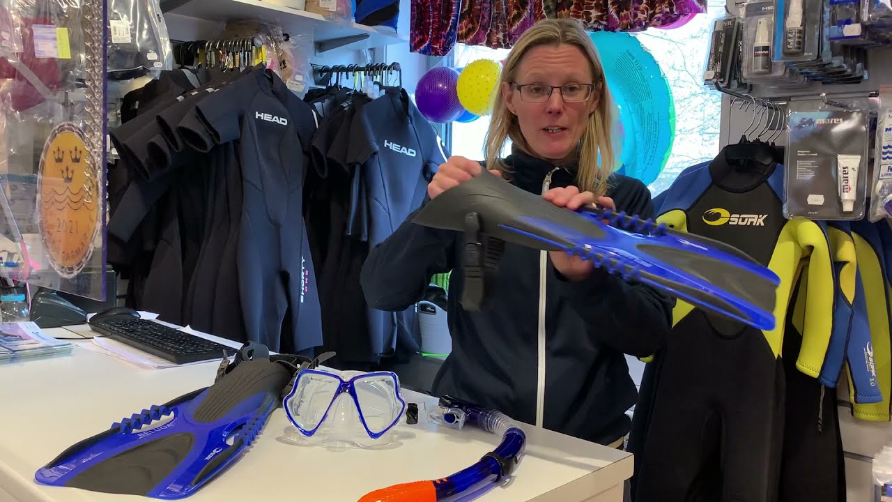 Annika från Simbutiken berättar om bra snorklingset till resan för vuxna från Soak.