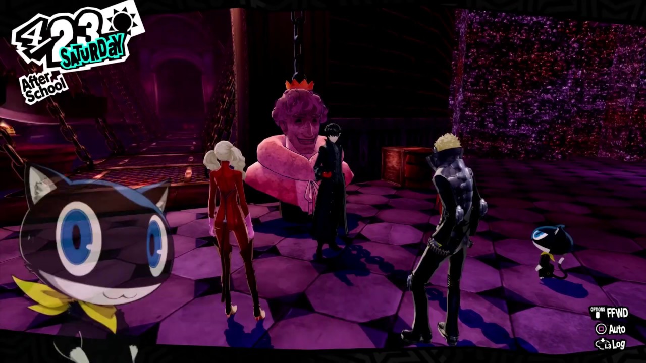 Persona 5 Royal How to stop the swinging scythes left & right eye