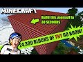 Massive TNT explosion in Minecraft ¦ 24,389 TNT blocks explode ¦ Minecraft mod