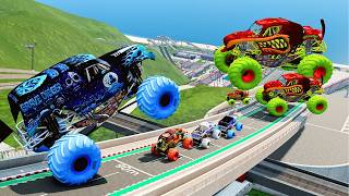 Epic High Speed Monster Truck and Car Jumps #51 – BeamNG Drive | BNG Astar screenshot 5