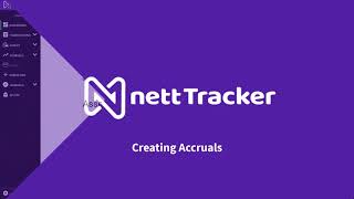 025  - creating accruals in nettTracker
