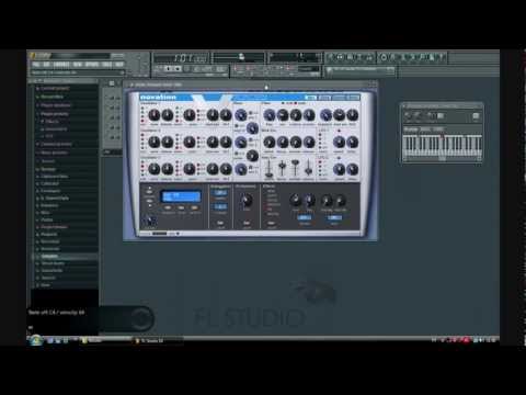 Novation V-Station Electro Lead Tutorial