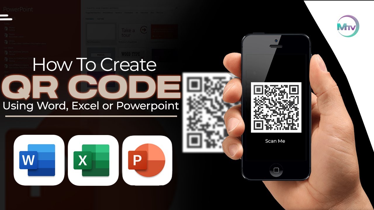 How to create QR CODE in Word, Excel or Powerpoint