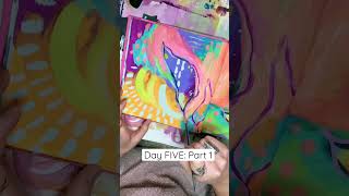 Day 5: Intuitive Painting - Embracing Flexibility & Layers ✨ Part 1