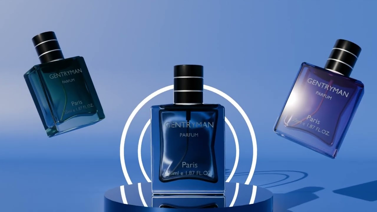 Gentryman Perfume 3D Ad – A Luxurious Visual Experience!