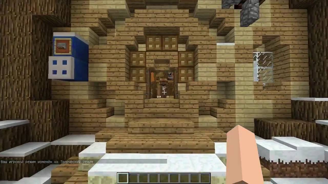 Карта маша и медведь в майнкрафте