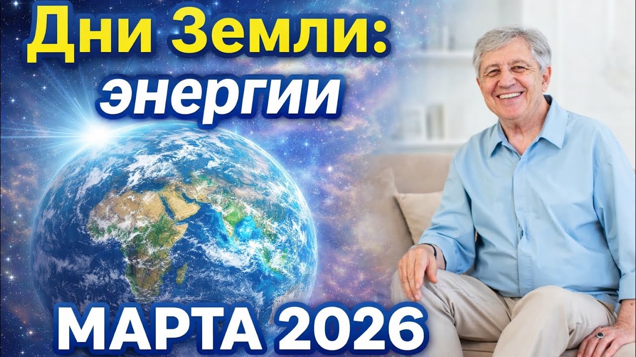 Дни Земли: Энергия марта 2026