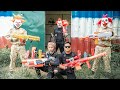 LTT Films : SEAL Black Man Nerf Guns Fight Criminal Group Tiger Mask Occupy The Mansion