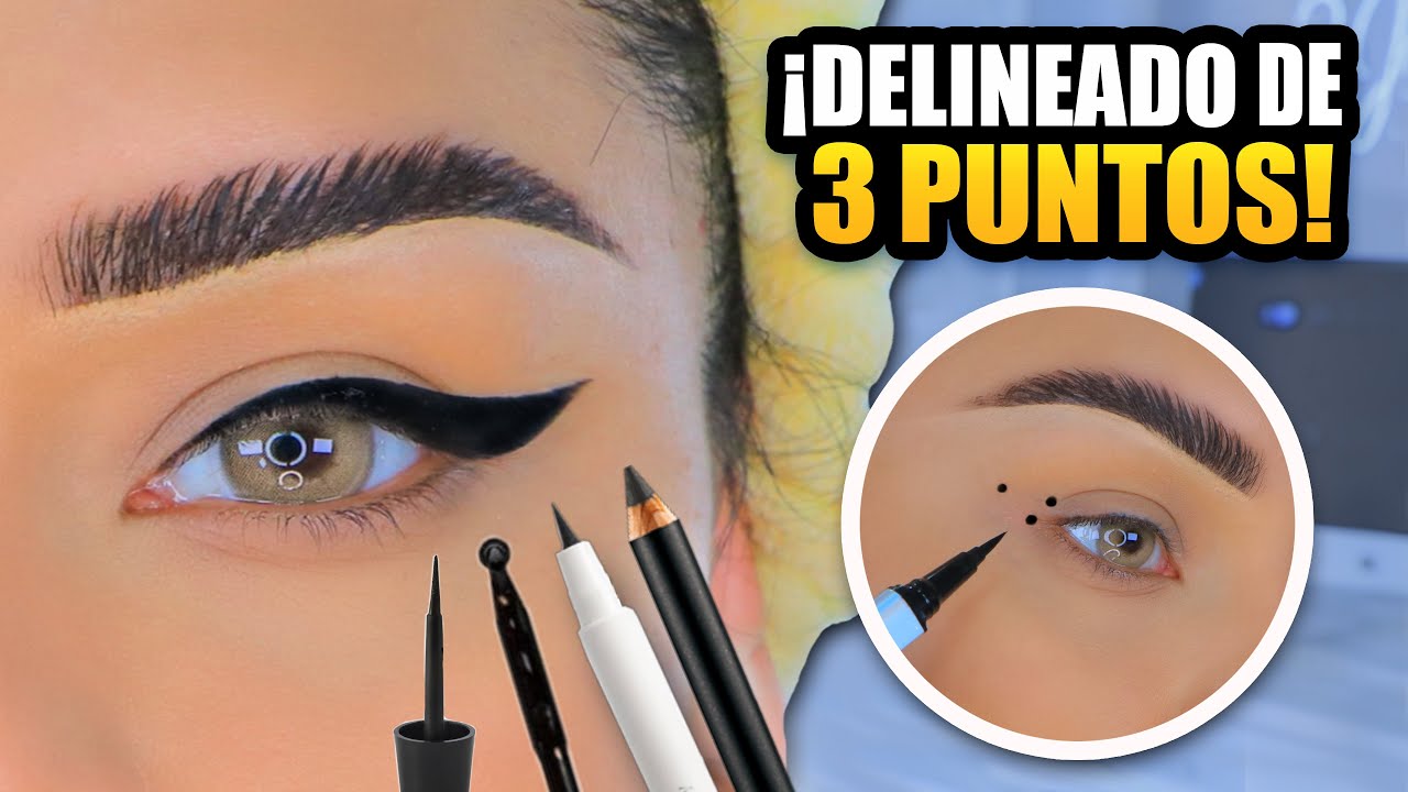 DELINEADO PERFECTO PARA PÁRPADO CAÍDO :TECNICA DE 3 PUNTOS.