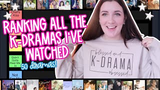 RANKING ALL 50 K-DRAMAS I'VE WATCHED