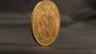 French 20 franc rooster gold coin