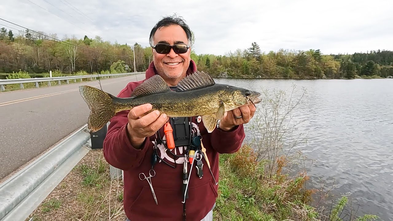 Short Fishing W/ Dad Side of the road Walleye in the Upper Peninsula