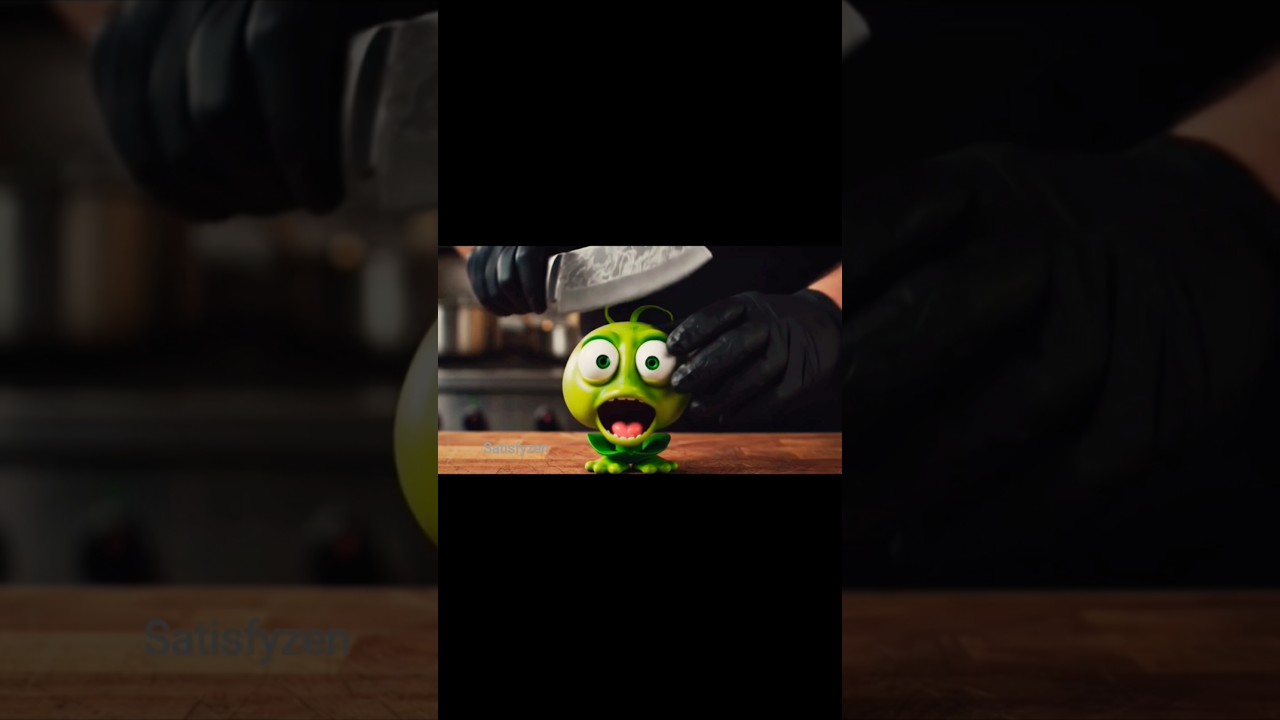 "Funny Bell Pepper Animation 😂 | Capsicum Cutting Prank"