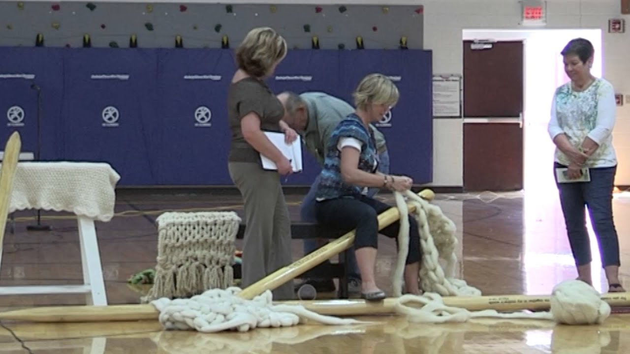 World s Largest Crochet Hook Casey IL Use Video 1 YouTube World s Largest Crochet Hook Casey IL Use Video 1 YouTube