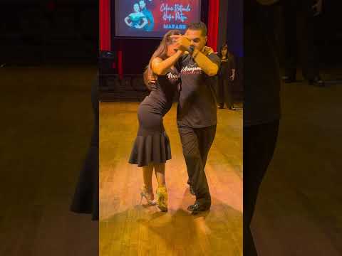 Hugo Patyn & Celina Rotundo. Tango lessons: Molinete. Buenos Aires. December 29, 2024