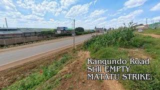 😳 Kangundo Road Without Matatus? 🇰🇪 Nationwide Matatu Strike Leaves Kangundo Road Completely Empty!
