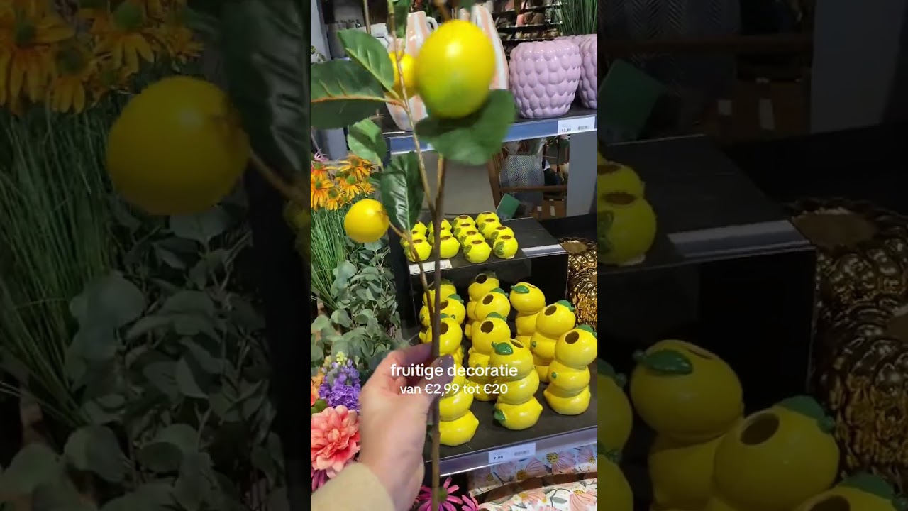 Nieuw! 🍋 Decoratie uit woontrend Flower Power 