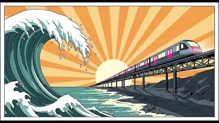 My Homeowns Evening Rhythm - The Sea, Trains & Sunset