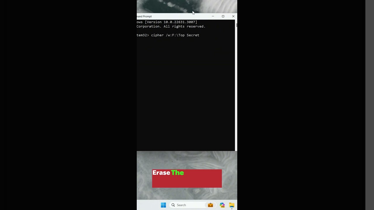 Protect your data! Did you know that Shift + Delete does not permanently delete your files? 