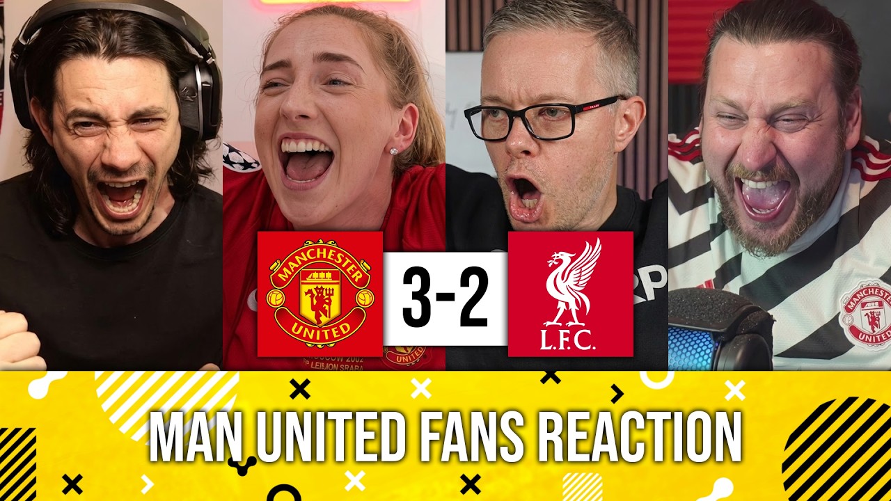 Man United Fans are BUZZING🔥🔥🔥Reaction to Man United 3-2 Liverpool (EPL ...