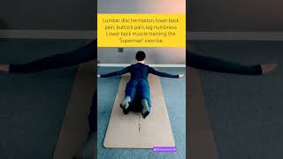 No More Back Pain 💯 Superman Move for Strength &amp; Relief! #backstrengthening #spinecare #fitathome