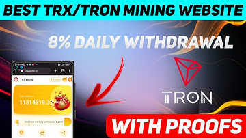 Best TRX/USDT Mining Site | USDT Mining Site | How to Mine FREE TRX/USDT on Mobile | Trx Mining Site