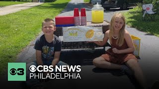 After long road to recovery, Aidan and his family hold lemonade stands for ALSF