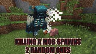 🔴Minecraft Live - But Killing Mobs Spawns 2 Random Mobs