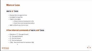 Basic Unix Commands - File Content Handling