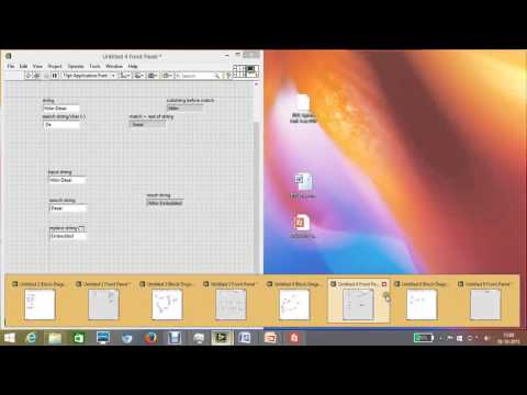 String Function in LabView - YouTube