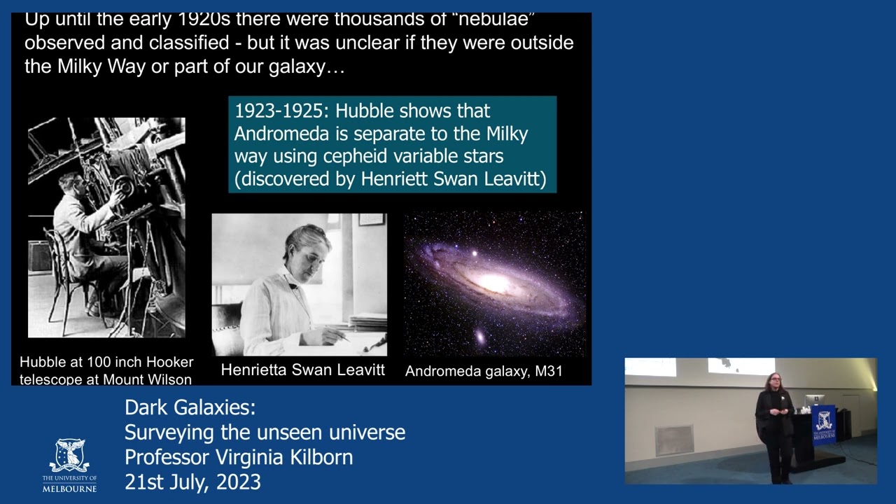 Dark galaxies: Surveying the unseen universe with Professor Virginia Killborn