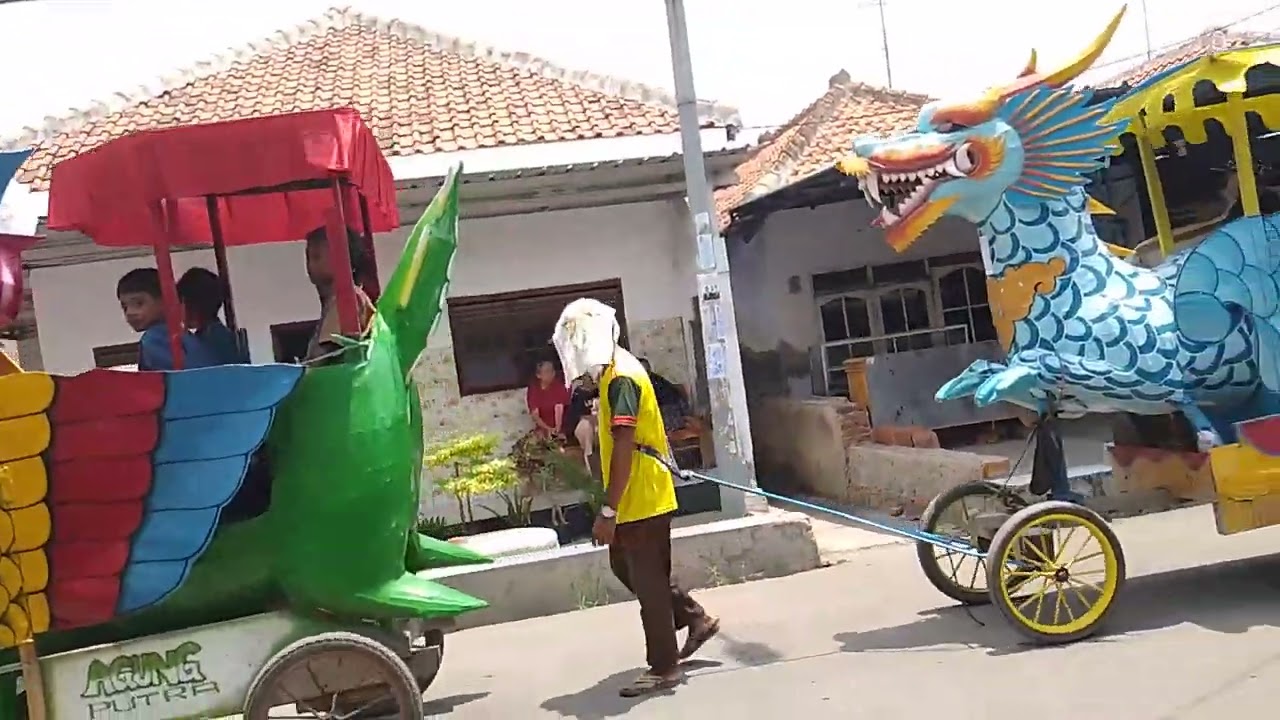 arak-arakan prajawinangun Kulon belendung khotmil Quran