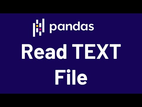 How to read TEXT file in Python Jupyter Notebook | Pandas