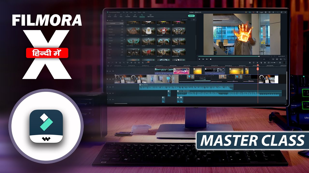 Filmora X Master Class | Basic to Professional Full Guide | Step by Step Tutorial in Hindi