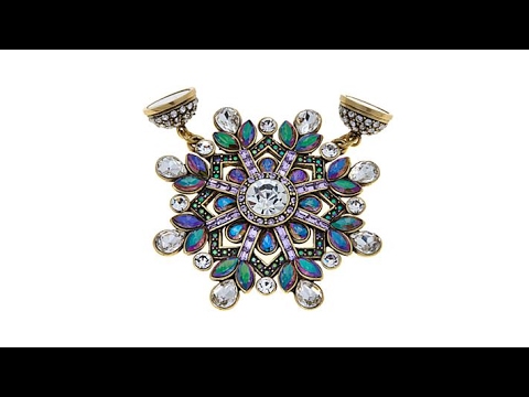 Heidi Daus "Snow Star" Crystal Magnetic Pendant  AutoShip - Heidi Daus "Snow Star" Crystal Magnetic Pendant  AutoShip