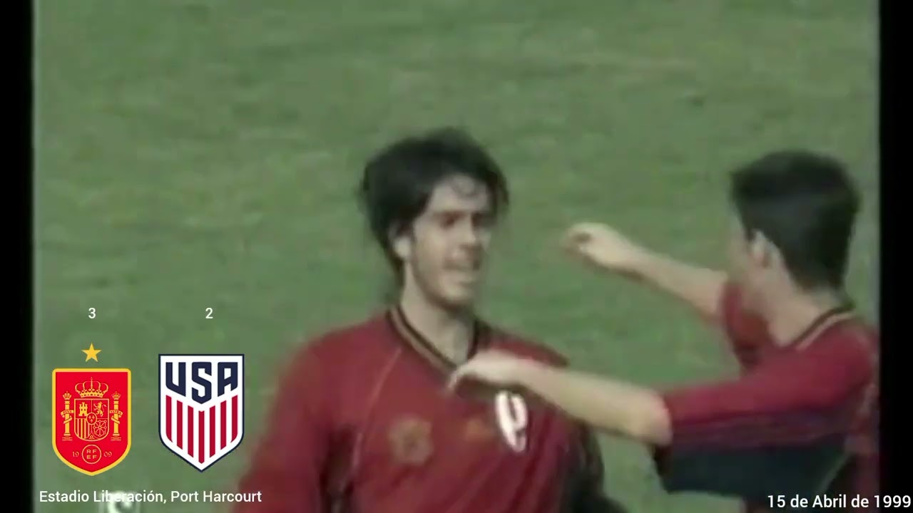 Camino de España en el mundial sub 20 Nigeria 1999