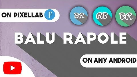 How to make 2d logo with long shadow in Android using pixel lab || by Balu rapole