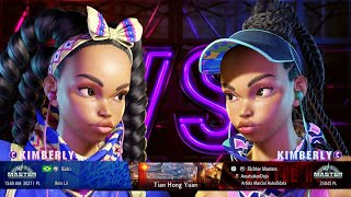 Street Fighter 6 - Xisto (Kimberly P1) vs Richter Masters (Kimberly P2)