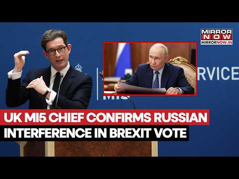 UK MI% Chief Confirms Burnham's Russian Interferrence In BREXIT Vote Claim, Says... | Watch