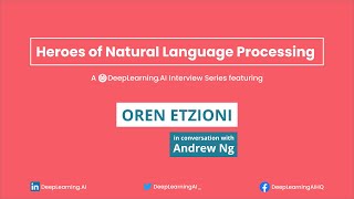Heroes of NLP: Oren Etzioni