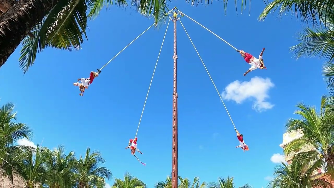 AMAZING  RITUAL AT COSTA MAYA, MEXICO. THAT DRIVES CRUISERS CRAZY!!!